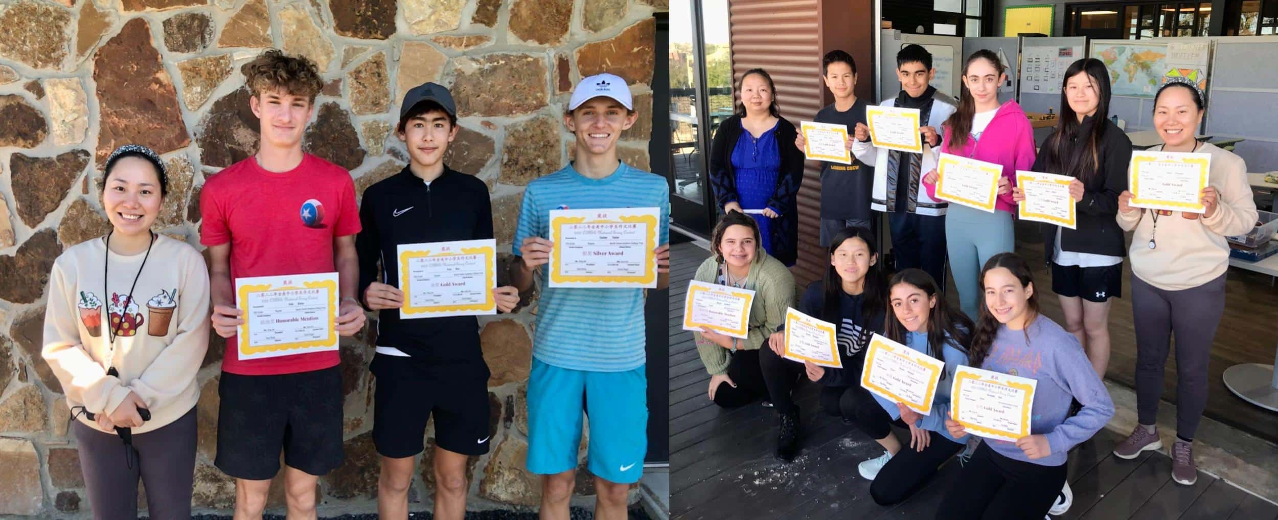 Our students excelled in the National CLASS Chinese Essay Contest
