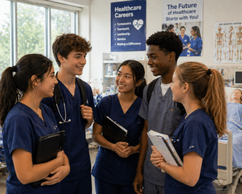 High School Students Interested in Health Care